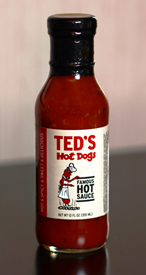 Teds Hot Sauce for Hot Dogs